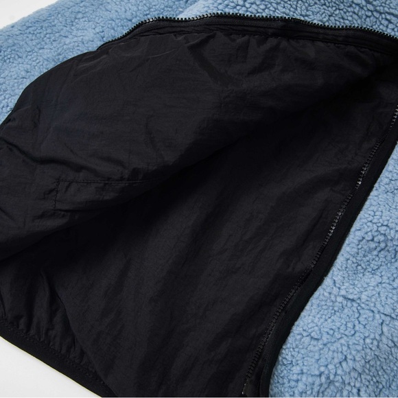 Stussy Light Blue Sherpa Jacket - Picture 6 of 10